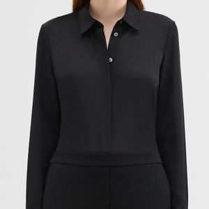 Theory Silk fitted shirt